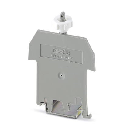 Phoenix Contact Terminal Strip Cover Profile Carrier; AP 2-TU KS; for 35mm x 7.5mm or 32mm DIN Rail; Gray